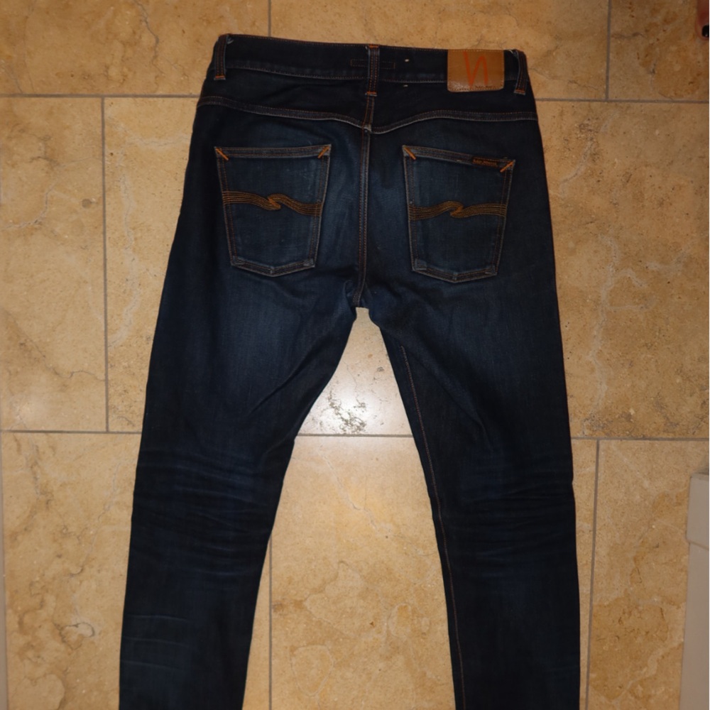 Nudie Jeans Men's Deep Indigo Skinny Jeans